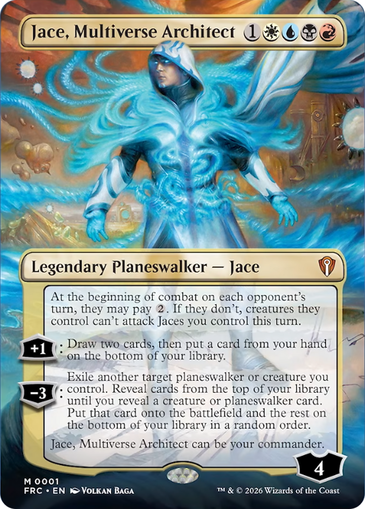 Jace, Multiverse Architect (Borderless) [Reality Fracture Commander] | Gaming Infinity