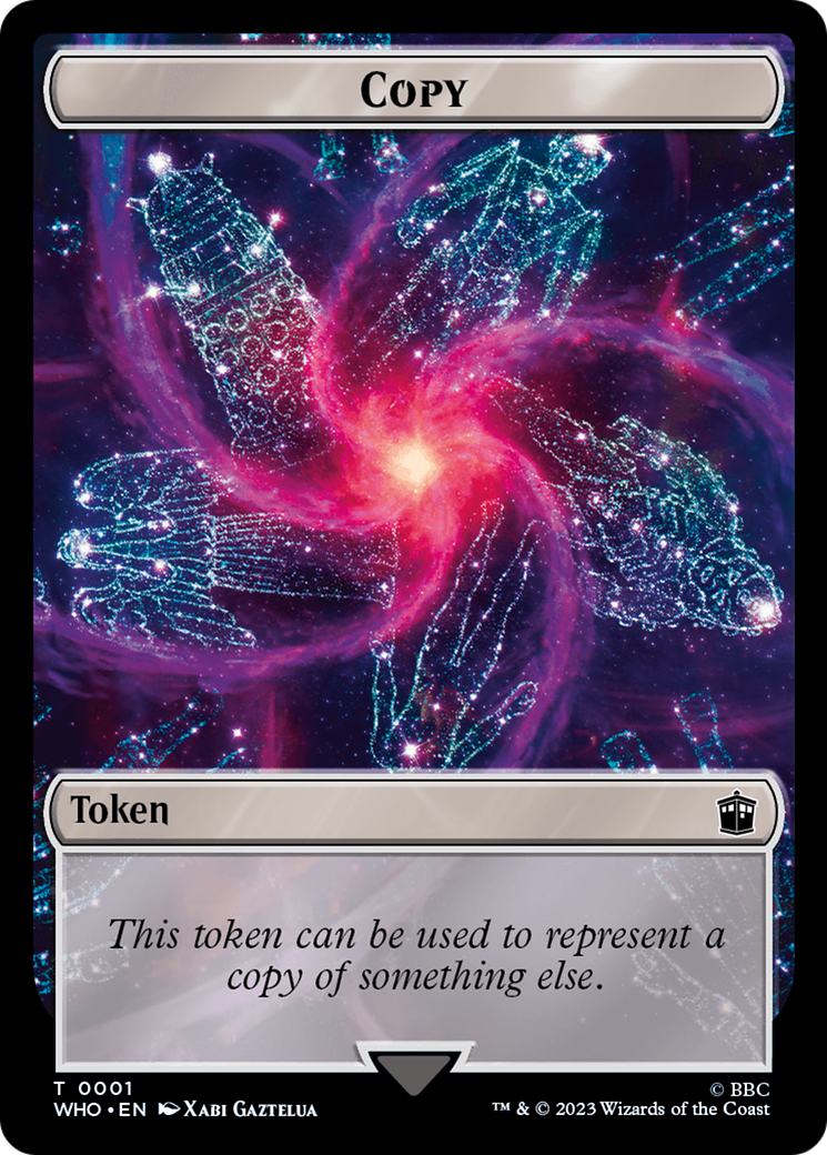 Copy // Alien Angel Double-Sided Token [Doctor Who Tokens] | Gaming Infinity