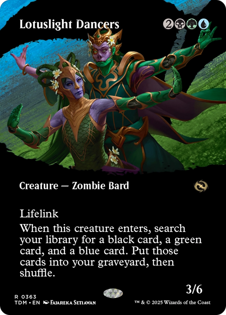 Lotuslight Dancers (Borderless) [Tarkir: Dragonstorm] | Gaming Infinity