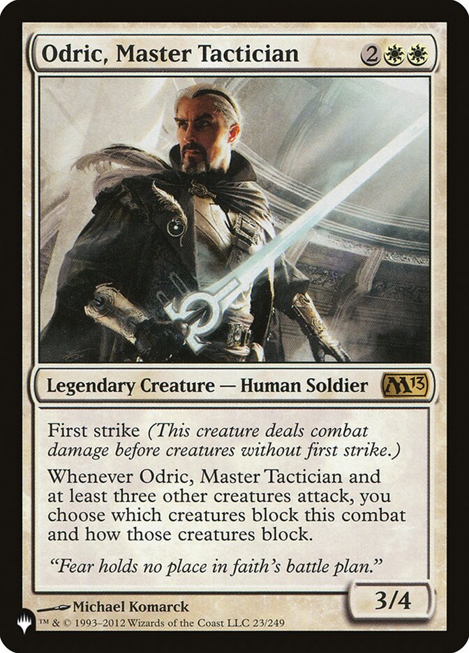 Odric, Master Tactician [The List] | Gaming Infinity