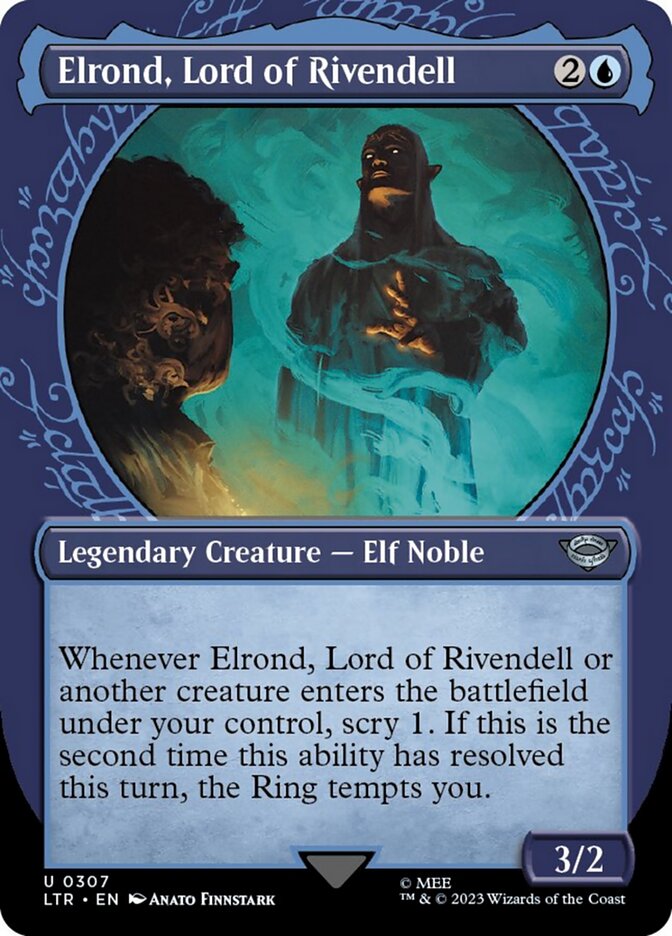 Elrond, Lord of Rivendell (Showcase Ring Frame) [The Lord of the Rings: Tales of Middle-Earth] | Gaming Infinity