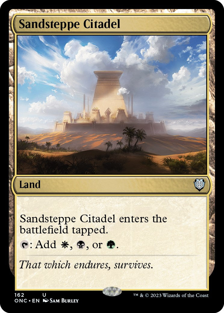 Sandsteppe Citadel [Phyrexia: All Will Be One Commander] | Gaming Infinity