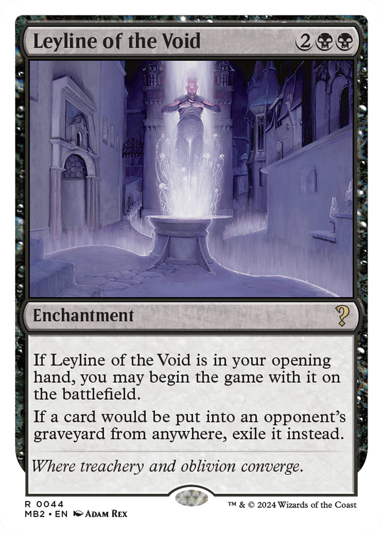 Leyline of the Void (White Border) [Mystery Booster 2] | Gaming Infinity