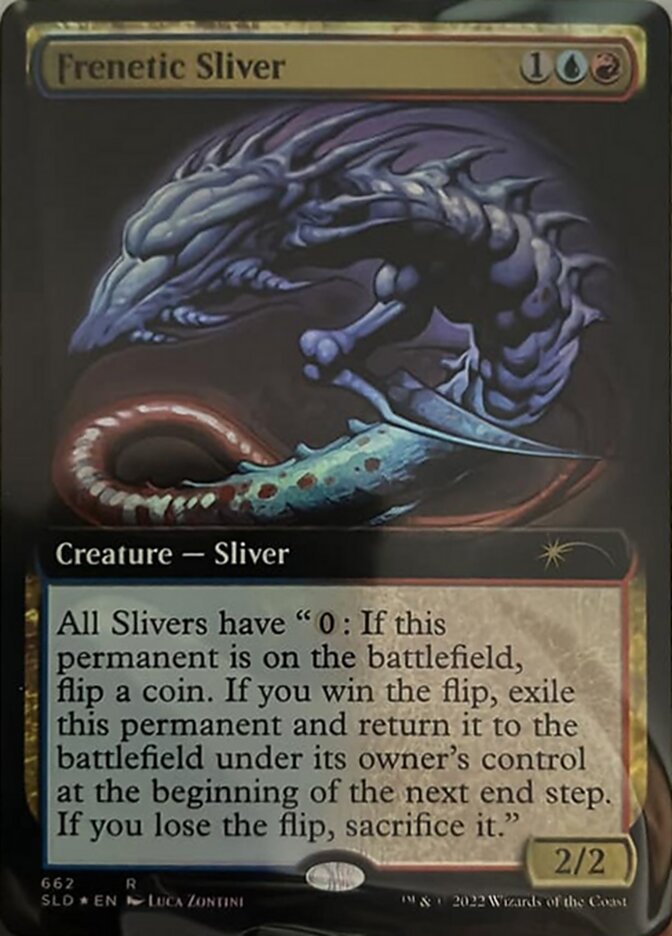 Frenetic Sliver (Extended Art) [Secret Lair Drop Promos] | Gaming Infinity