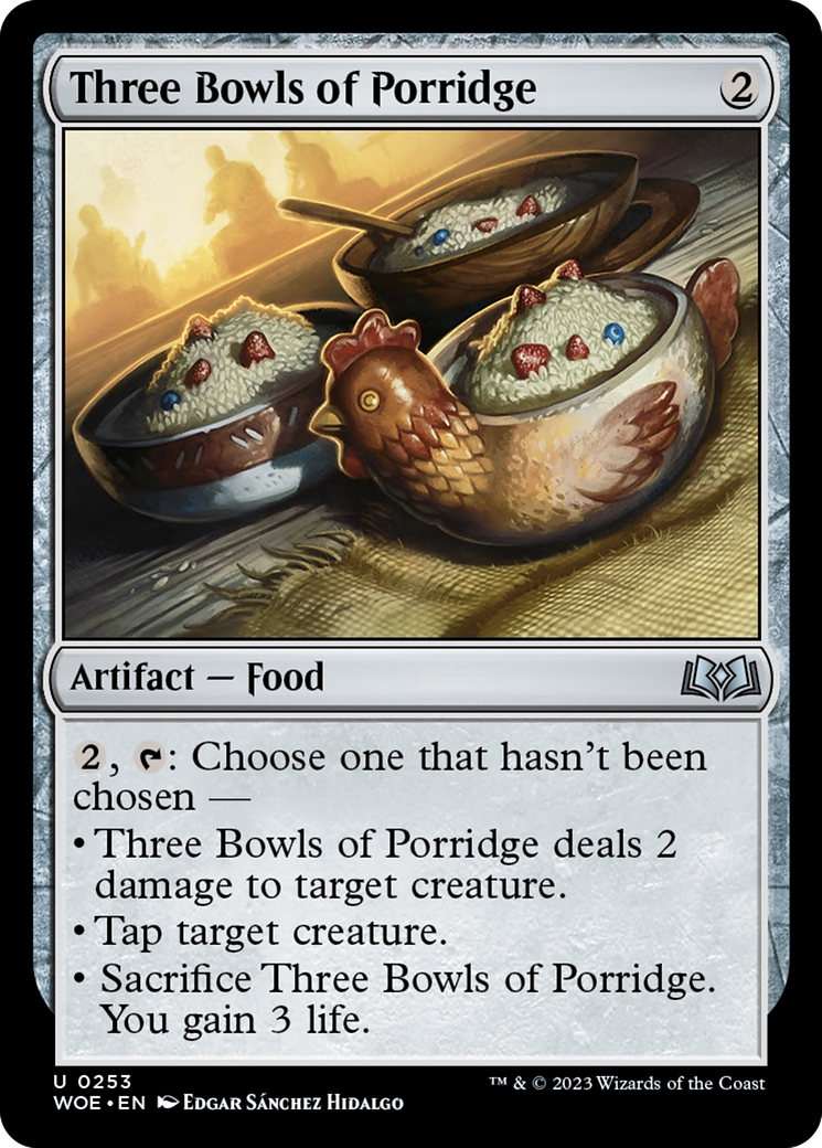 Three Bowls of Porridge [Wilds of Eldraine] | Gaming Infinity