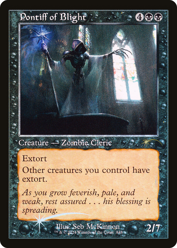 Pontiff of Blight (Retro Frame) [Secret Lair Drop Series] | Gaming Infinity