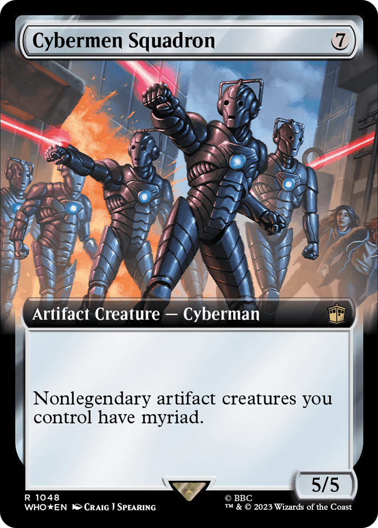 Cybermen Squadron (Extended Art) (Surge Foil) [Doctor Who] | Gaming Infinity