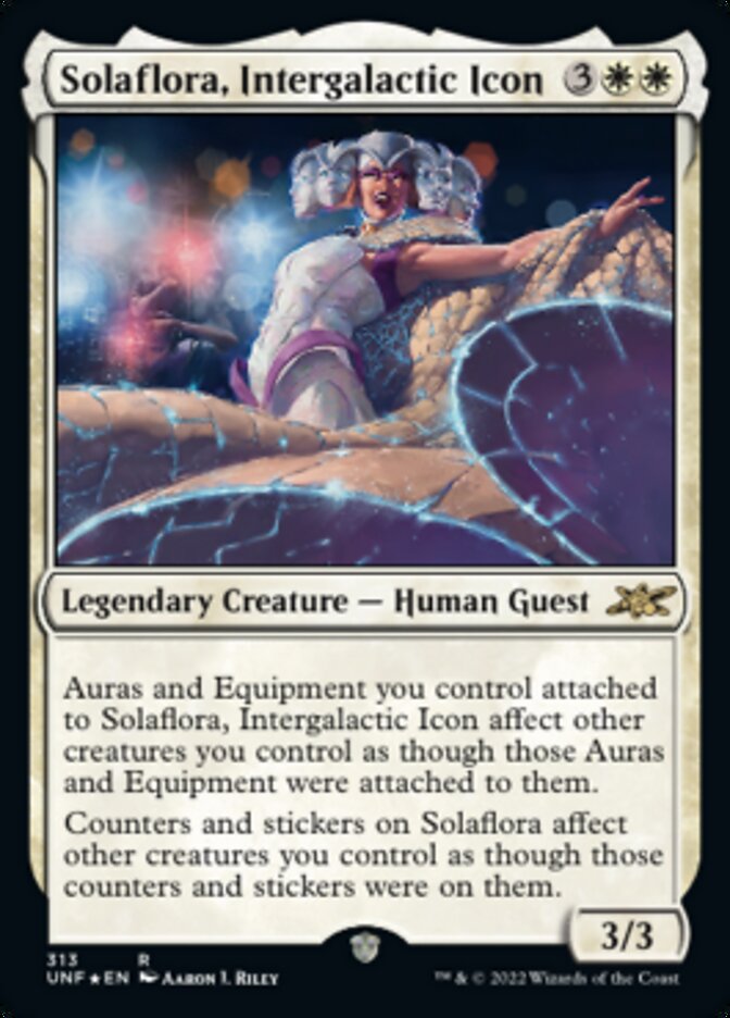 Solaflora, Intergalactic Icon (Galaxy Foil) [Unfinity] | Gaming Infinity