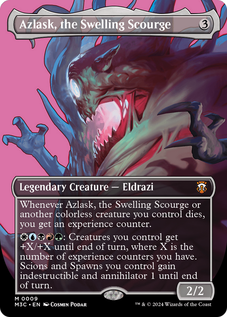 Azlask, the Swelling Scourge (Borderless) [Modern Horizons 3 Commander] | Gaming Infinity