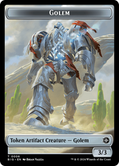 Golem // Plot Double-Sided Token [Outlaws of Thunder Junction: The Big Score Tokens] | Gaming Infinity