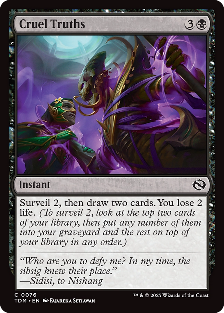 Cruel Truths [Tarkir: Dragonstorm] | Gaming Infinity