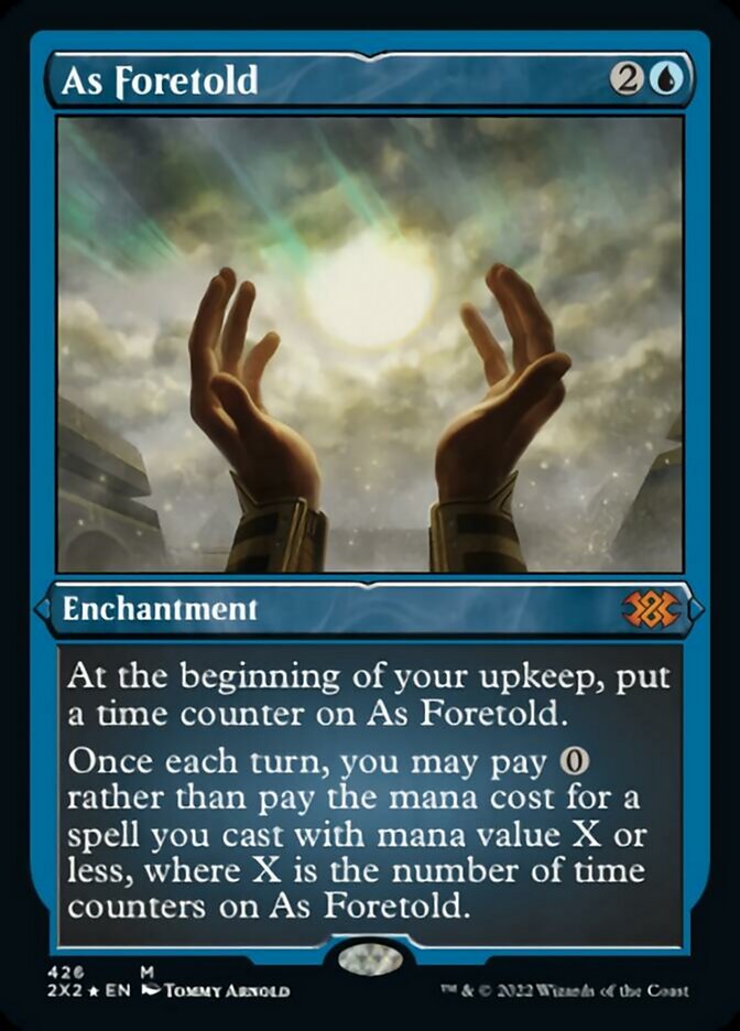 As Foretold (Foil Etched) [Double Masters 2022] | Gaming Infinity