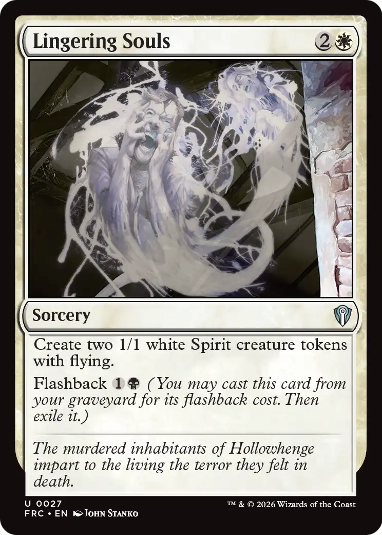 Lingering Souls [Reality Fracture Commander] | Gaming Infinity
