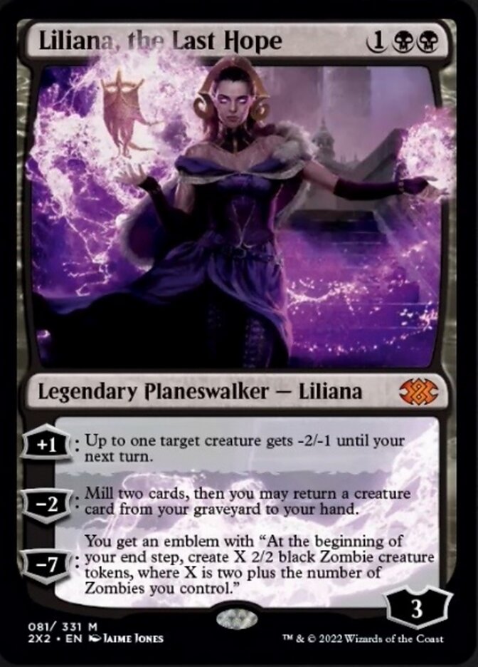 Liliana, the Last Hope [Double Masters 2022] | Gaming Infinity