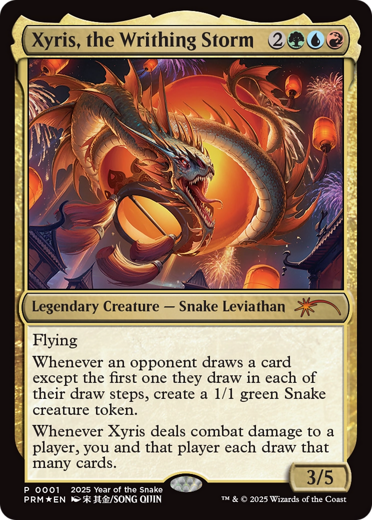 Xyris, the Writhing Storm (Year of the Snake 2025) [Standard Showdown Promos] | Gaming Infinity