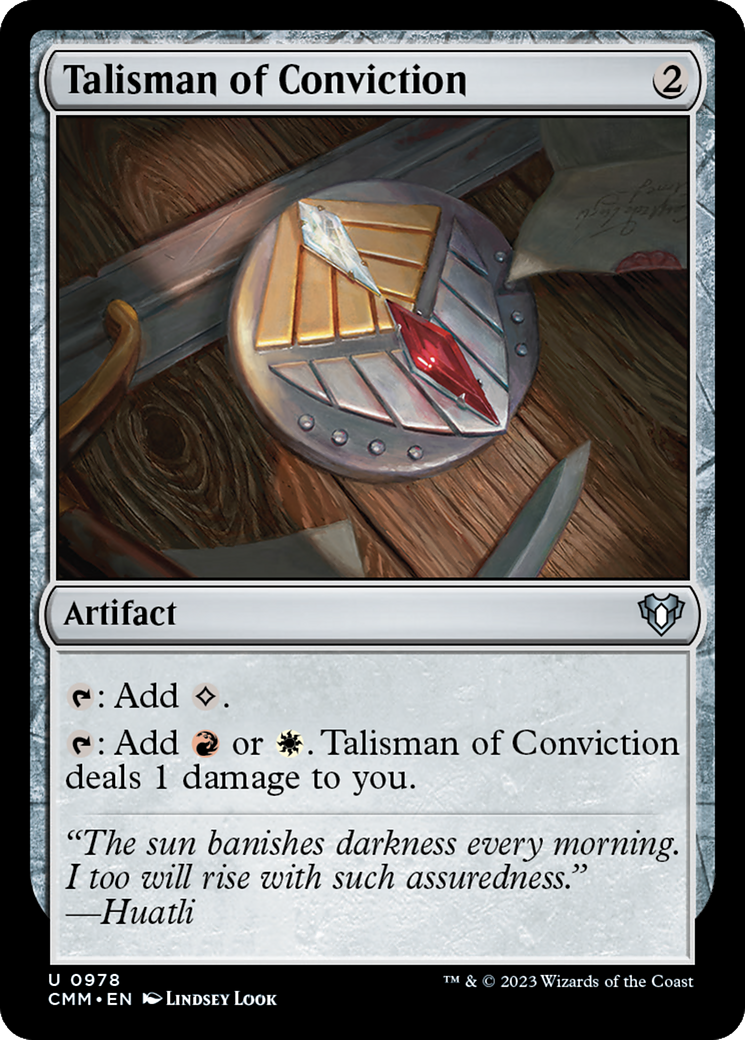 Talisman of Conviction [Commander Masters] | Gaming Infinity