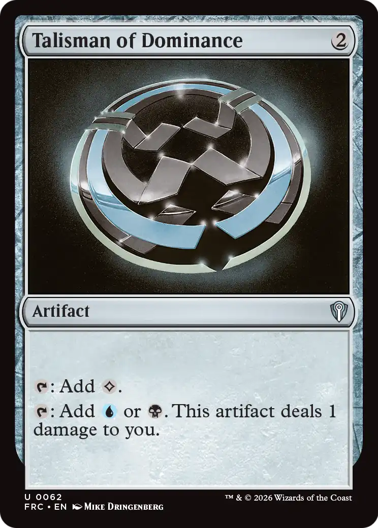 Talisman of Dominance [Reality Fracture Commander] | Gaming Infinity