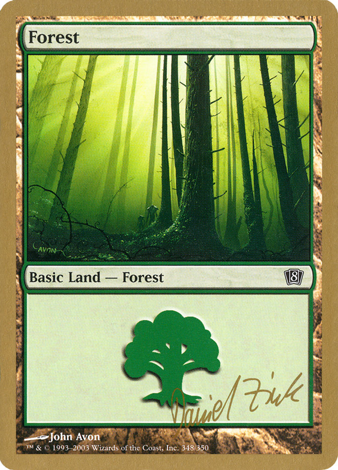 Forest (dz348) (Daniel Zink) [World Championship Decks 2003] | Gaming Infinity