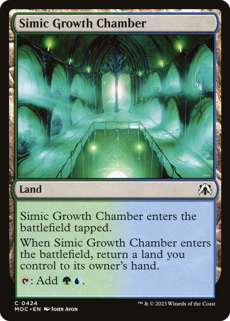 Simic Growth Chamber [March of the Machine Commander] | Gaming Infinity