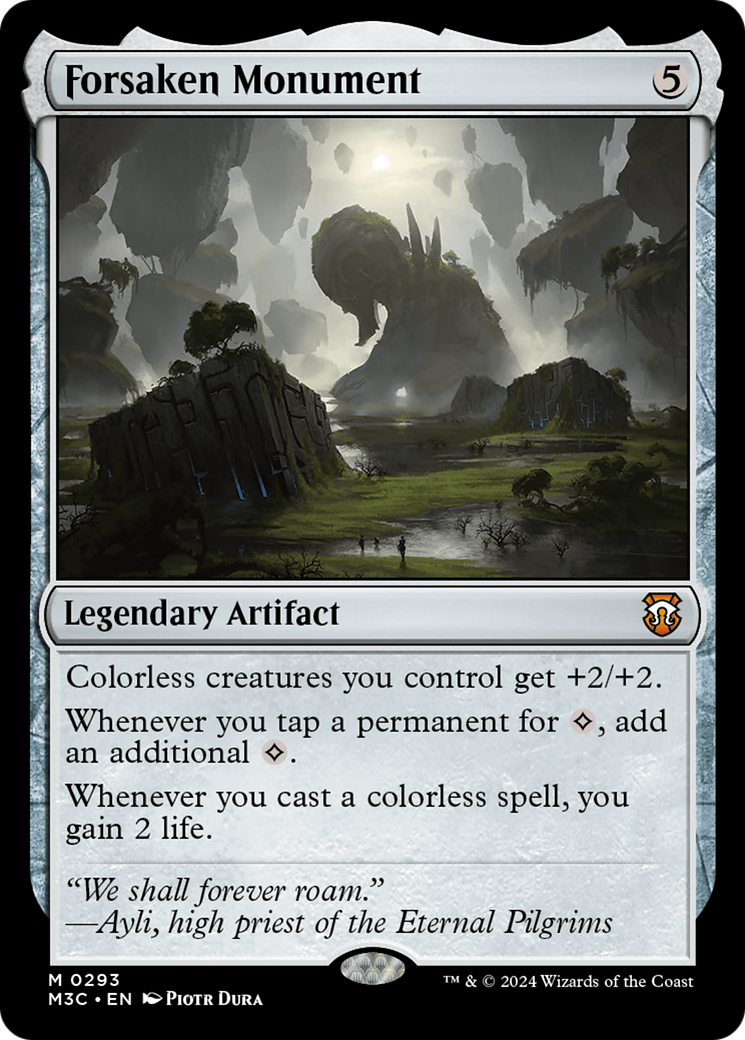 Forsaken Monument (Ripple Foil) [Modern Horizons 3 Commander] | Gaming Infinity