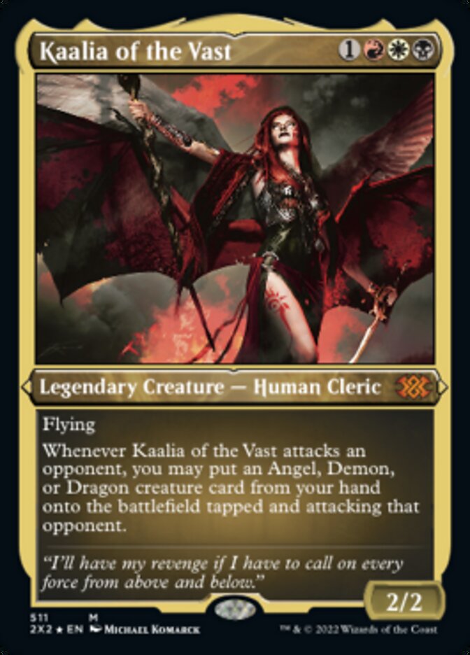 Kaalia of the Vast (Foil Etched) [Double Masters 2022] | Gaming Infinity