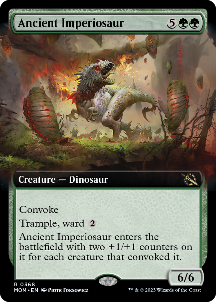 Ancient Imperiosaur (Extended Art) [March of the Machine] | Gaming Infinity