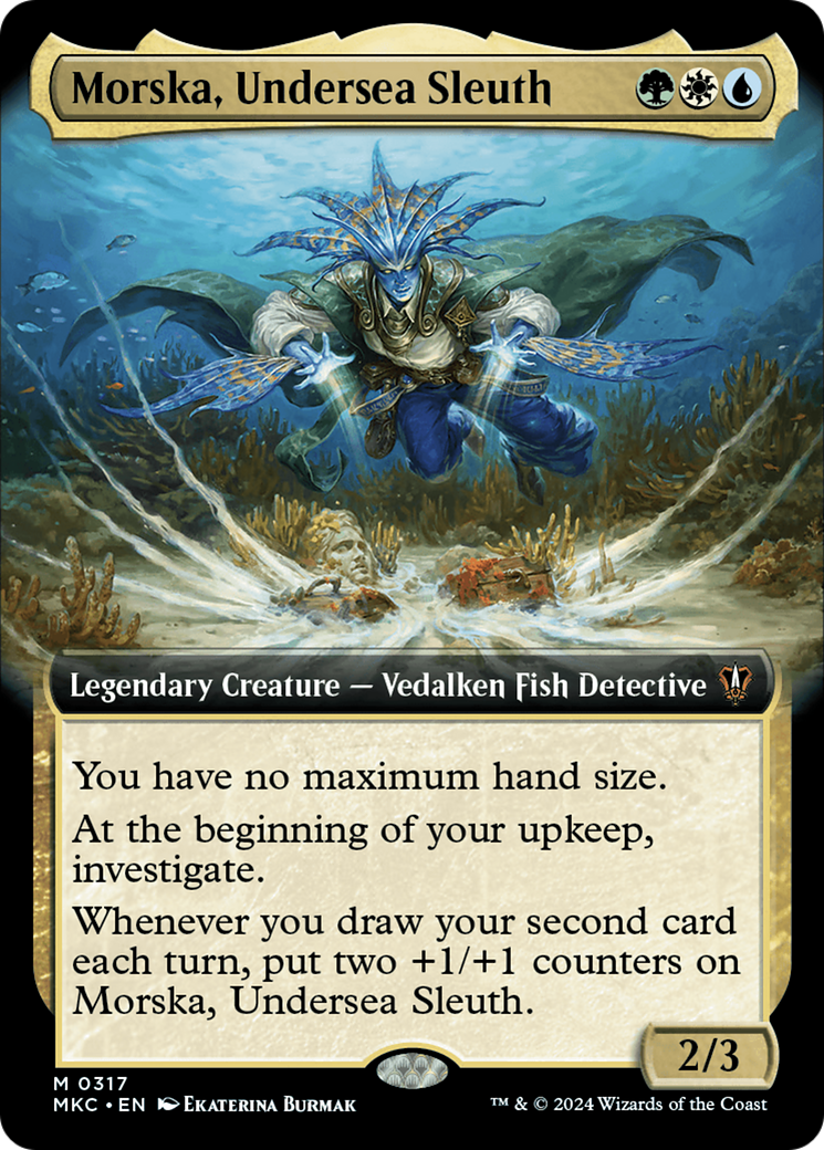 Morska, Undersea Sleuth (Extended Art) [Murders at Karlov Manor Commander] | Gaming Infinity