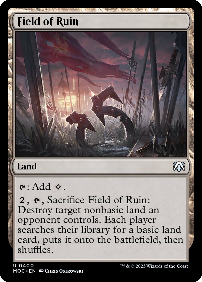 Field of Ruin [March of the Machine Commander] | Gaming Infinity