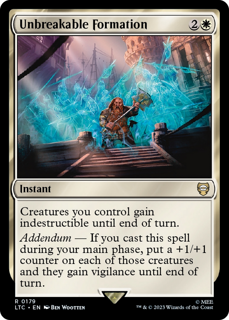 Unbreakable Formation [The Lord of the Rings: Tales of Middle-Earth Commander] | Gaming Infinity