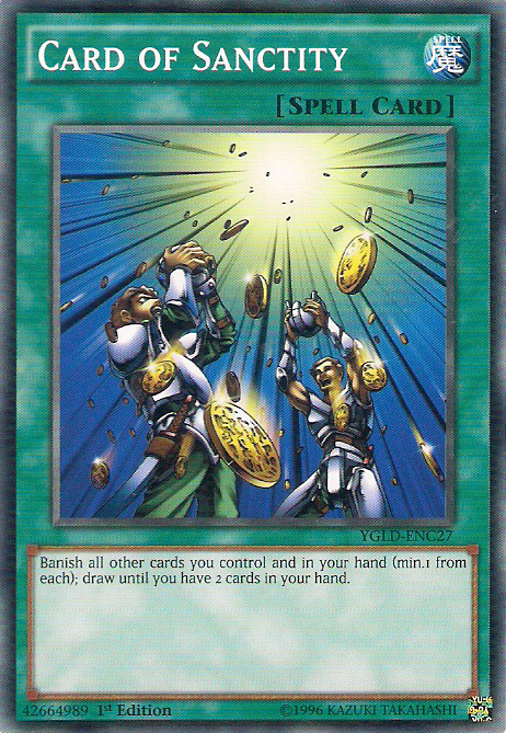 Card of Sanctity [YGLD-ENC27] Common | Gaming Infinity