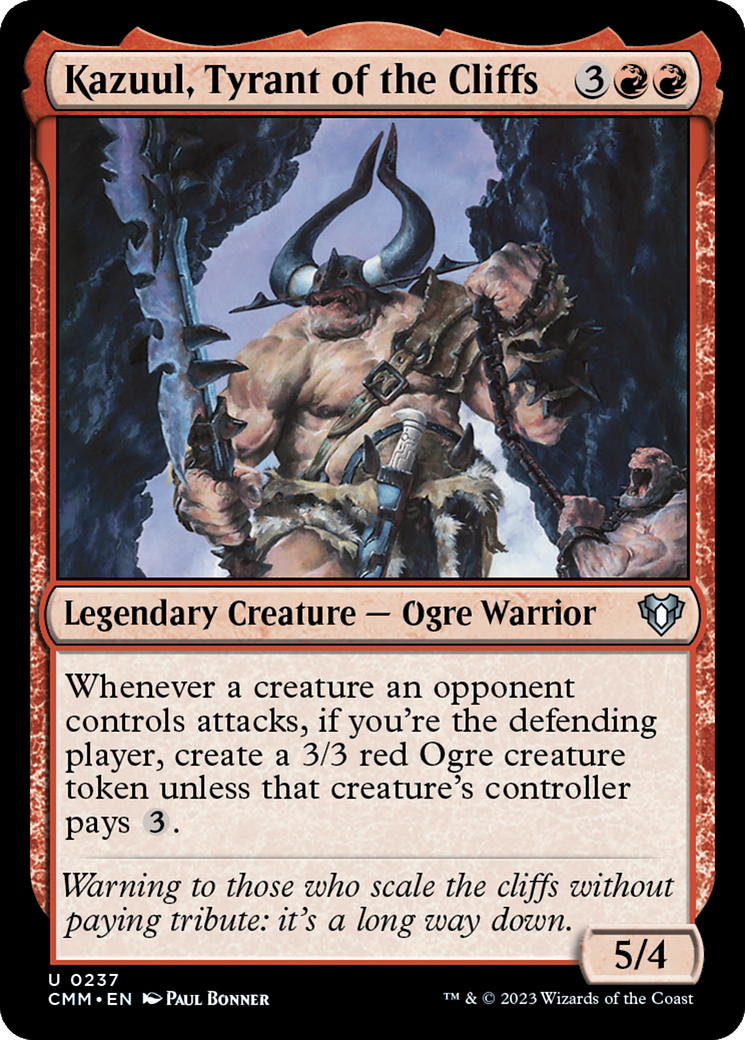 Kazuul, Tyrant of the Cliffs [Commander Masters] | Gaming Infinity