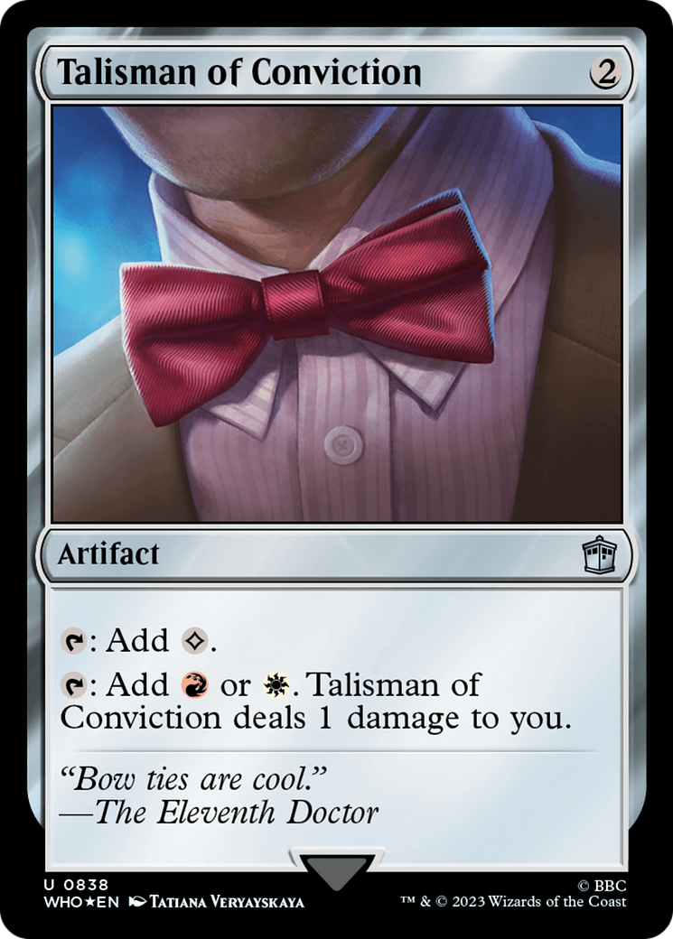 Talisman of Conviction (Surge Foil) [Doctor Who] | Gaming Infinity