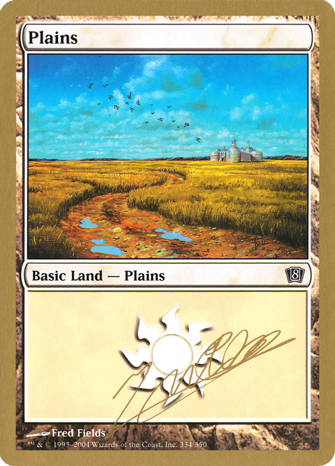 Plains (jn334) (Julien Nuijten) [World Championship Decks 2004] | Gaming Infinity