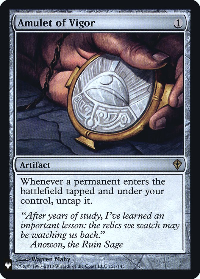Amulet of Vigor [Mystery Booster] | Gaming Infinity