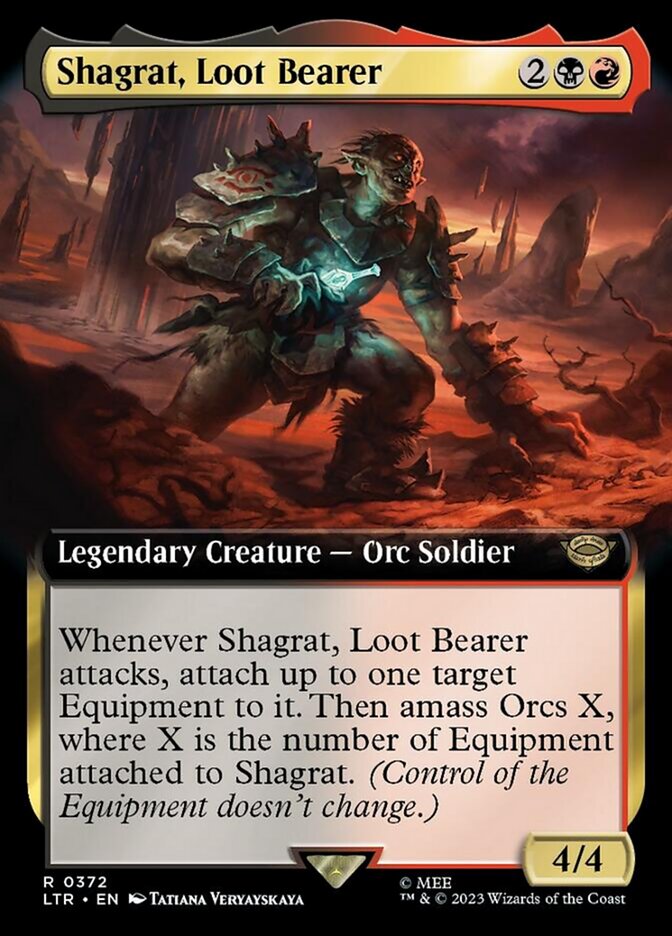 Shagrat, Loot Bearer (Extended Art) [The Lord of the Rings: Tales of Middle-Earth] | Gaming Infinity