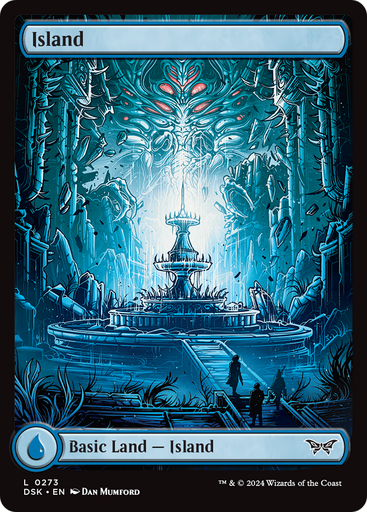 Island (273) - Full Art [Duskmourn: House of Horror] | Gaming Infinity