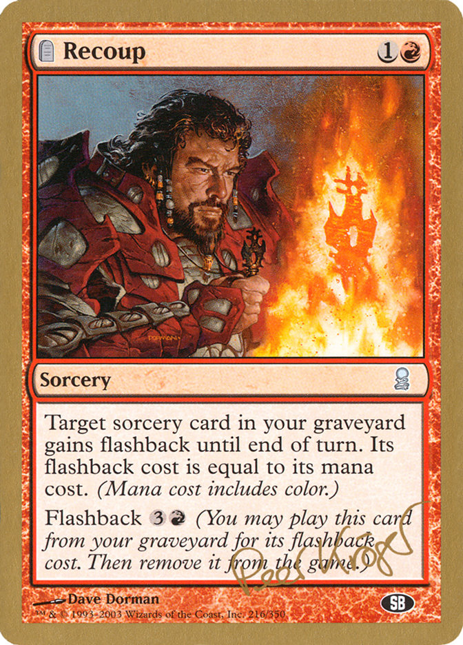 Recoup (Peer Kroger) (SB) [World Championship Decks 2003] | Gaming Infinity