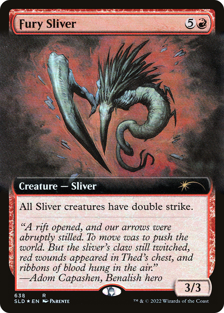 Fury Sliver (Extended Art) [Secret Lair Drop Promos] | Gaming Infinity