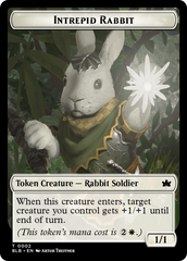 Wall // Intrepid Rabbit Double-Sided Token [Bloomburrow Tokens] | Gaming Infinity