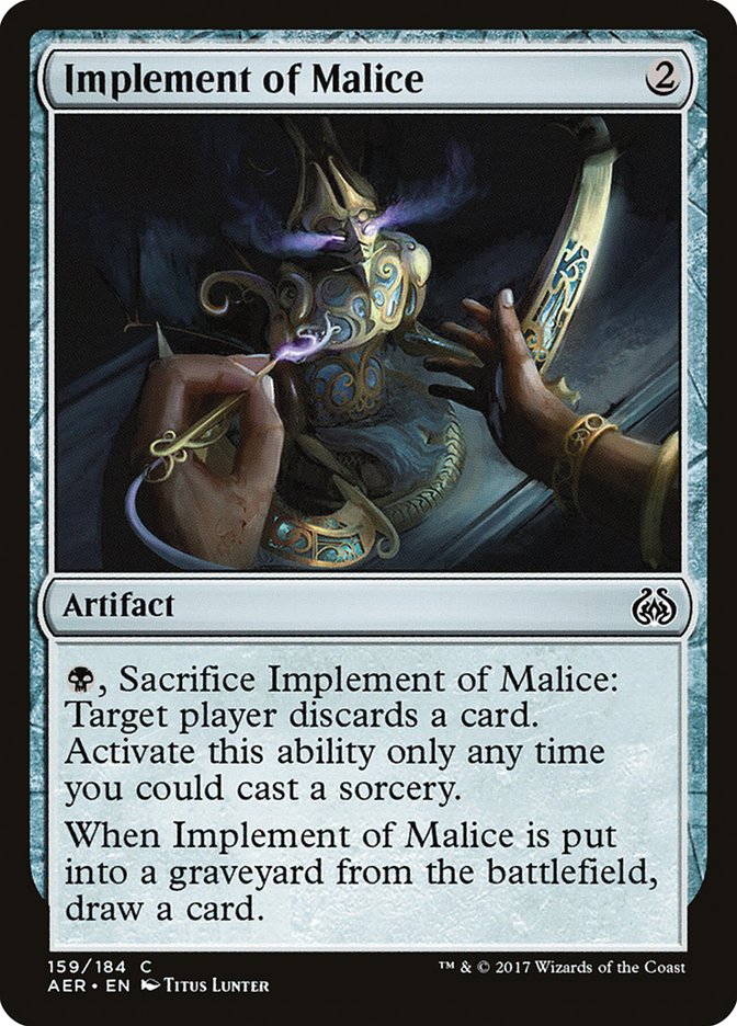 Implement of Malice [Aether Revolt] | Gaming Infinity