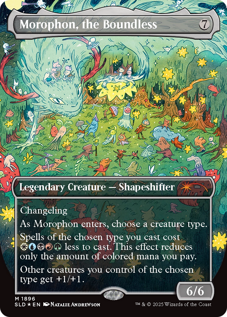 Morophon, the Boundless (Double Rainbow Foil) [Secret Lair Drop Series] | Gaming Infinity