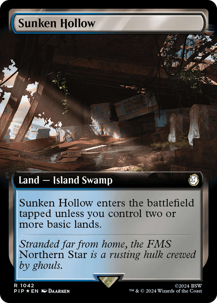 Sunken Hollow (Extended Art) (Surge Foil) [Fallout] | Gaming Infinity