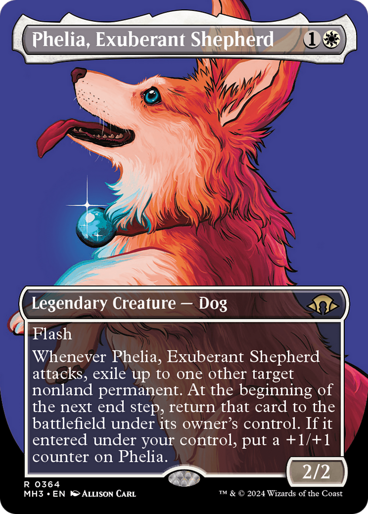 Phelia, Exuberant Shepherd (Borderless) [Modern Horizons 3] | Gaming Infinity