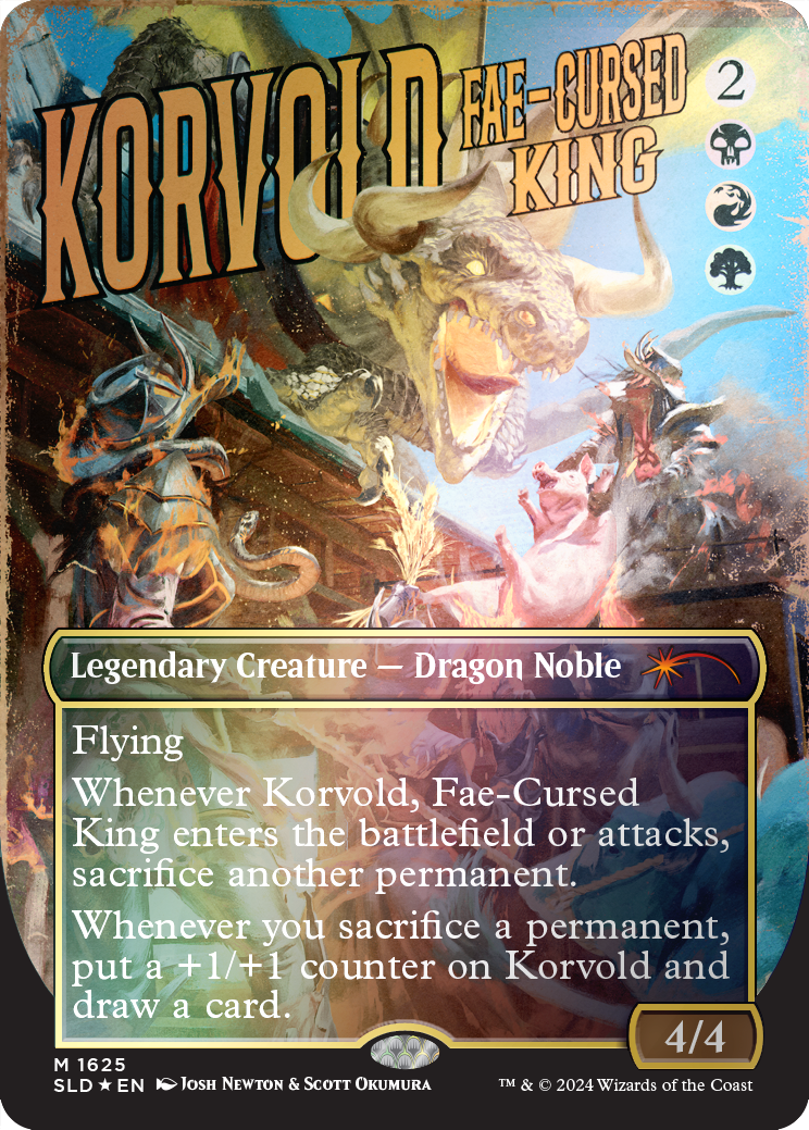 Korvold, Fae-Cursed King (Rainbow Foil) [Secret Lair Drop Series] | Gaming Infinity