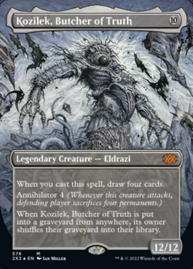 Kozilek, Butcher of Truth (Textured Foil) [Double Masters 2022] | Gaming Infinity