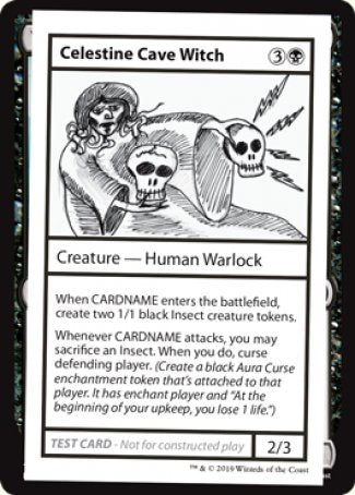 Celestine Cave Witch (2021 Edition) [Mystery Booster Playtest Cards] | Gaming Infinity