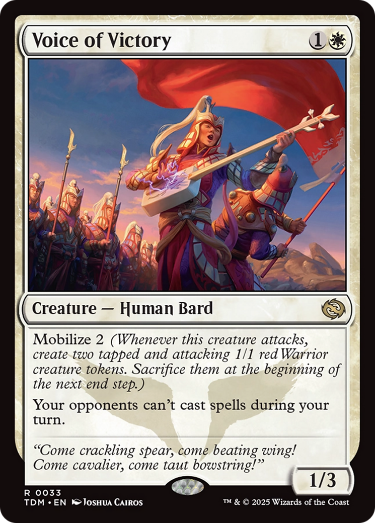 Voice of Victory [Tarkir: Dragonstorm] | Gaming Infinity