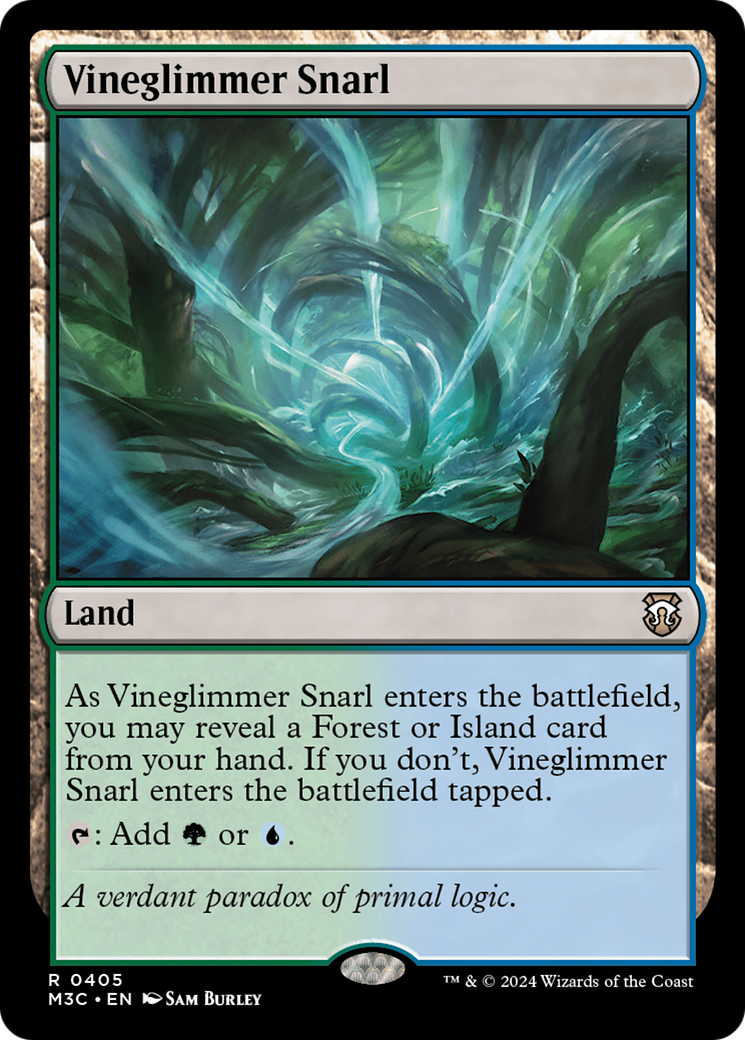 Vineglimmer Snarl (Ripple Foil) [Modern Horizons 3 Commander] | Gaming Infinity