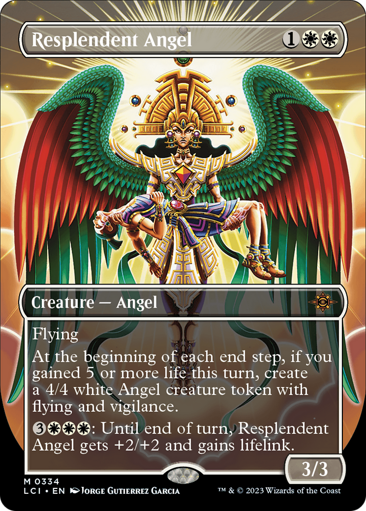 Resplendent Angel (Borderless) [The Lost Caverns of Ixalan] | Gaming Infinity