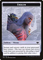 Illusion (005) // Wrenn and Six Emblem (021) Double-Sided Token [Modern Horizons Tokens] | Gaming Infinity